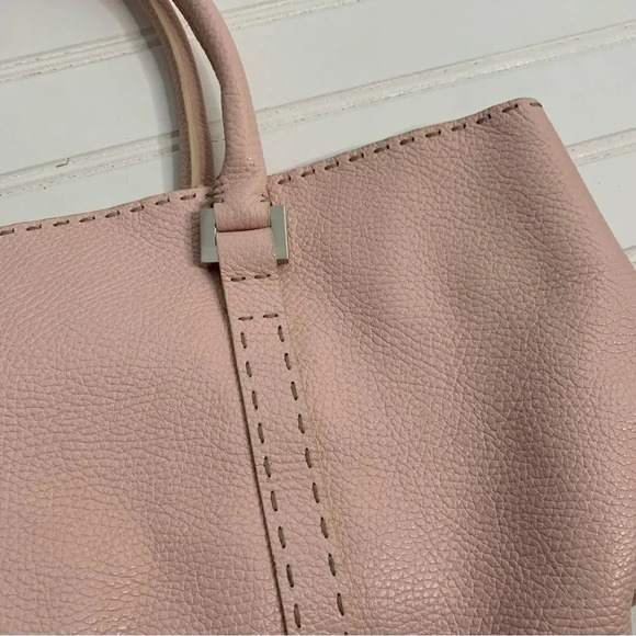 Falor Italia Pebbled Leather Tote Bag Purse - Picture 3 of 9